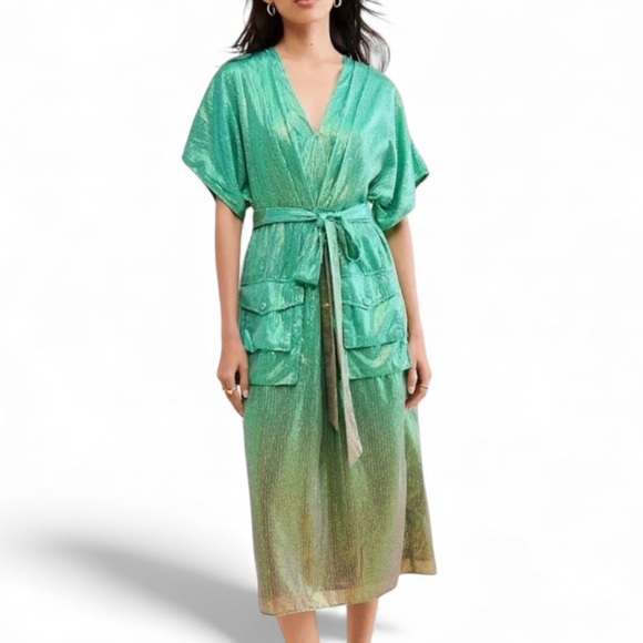 Anthropologie X Bhanuni By Jyoti Ombré Sequin Dress
